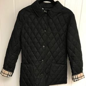 Black BURBERRY Constance Quilted Jacket XS